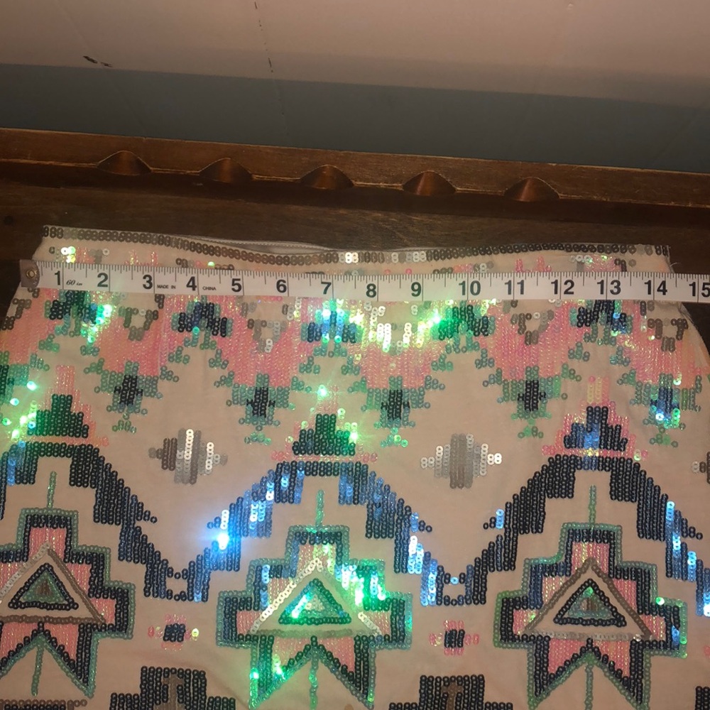 Express Sequence Mini Skirt. Size Xs - image 3